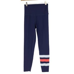 Aerie Chill Play Move Leggings Blue Stripe S